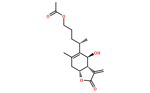 1-O-乙酰旋覆花内酯对照品(标准品) | 681457-46-5