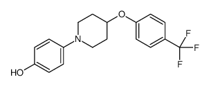 4-[4-[4-(trifluoromethyl)phenoxy]piperidin-1-yl]phenol