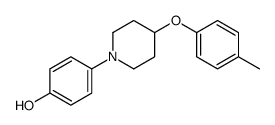 4-[4-(4-methylphenoxy)piperidin-1-yl]phenol