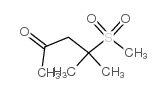 4-methyl-4-methylsulfonylpentan-2-one