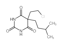 5-(2-chloroethyl)-5-(3-methylbutyl)-1,3-diazinane-2,4,6-trione