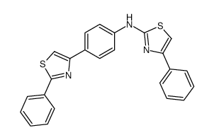 4-phenyl-N-[4-(2-phenyl-1,3-thiazol-4-yl)phenyl]-1,3-thiazol-2-amine