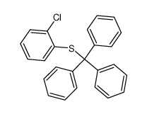 Triphenylmethyl-2-chlorphenylsulfid