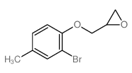 2-[(2-bromo-4-methylphenoxy)methyl]oxirane