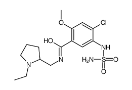 4-chloro-N-[(1-ethylpyrrolidin-2-yl)methyl]-2-methoxy-5-(sulfamoylamino)benzamide