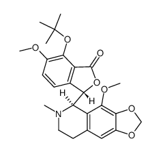 (S)-7-tert-butoxy-6-methoxy-3-((R)-4-methoxy-6-methyl-5,6,7,8-tetrahydro-[1,3]dioxolo[4,5-g]isoquinolin-5-yl)-3H-isobenzofuran-1-one