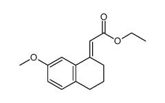 ethyl (7-methoxy-1,2,3,4-tetrahydro-1-naphthalenylidene)acetate