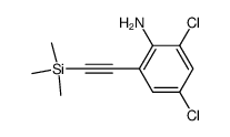 2,4-dichloro-6-trimethylsilanylethynylaniline