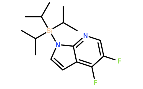 4,5-二氟-1-[三(1-甲基乙基)硅酯]-1H-吡咯并[2,3-B]吡啶