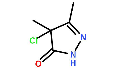4-氯-3,4-二甲基-2-吡唑啉-5-酮