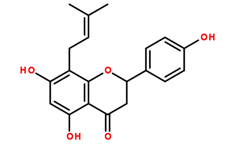 外消旋8-异戊烯基柚皮素