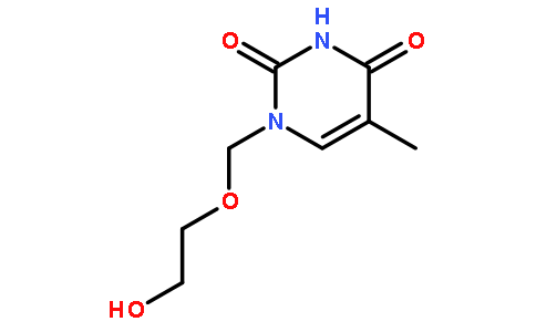 1-(2-羟基乙氧基)甲基-5-甲基尿嘧啶(68724-11-8)