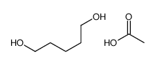 acetic acid,pentane-1,5-diol