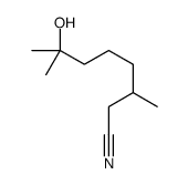 7-hydroxy-3,7-dimethyloctanenitrile
