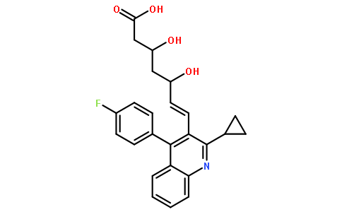 (3S,5S,6E)-7-[2-环丙基-4-(4-氟苯基)-3-喹啉基]-3,5-二羟基-6-庚烯酸