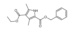 2-苄基-3,5-二甲基-1H-吡咯-2,4-二羧酸-4-乙酯