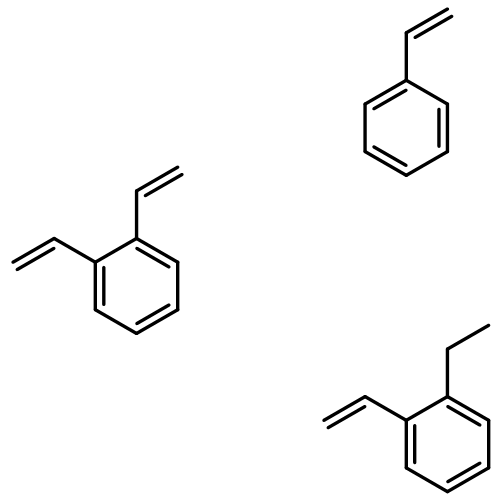 二乙烯基苯与磺化(苯乙烯和乙烯基乙苯)的聚合物