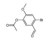 5-acetoxy-2-bromo-4-methoxy-benzaldehyde