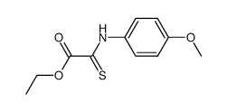 ethyl 2-((4-methoxyphenyl)amino)-2-thioxoacetate