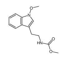 1-methoxy-Nb-methoxycarbonyltryptamine