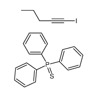 triphenylphosphine sulfide compound with 1-iodopent-1-yne (1:1)