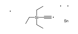 triethyl(2-trimethylstannylethynyl)silane