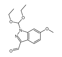 1-(diethoxymethyl)-6-methoxyindazole-3-carbaldehyde