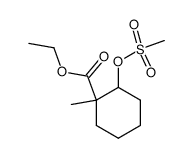 2-Mesyloxy-1-methyl-1-aethoxycarbonyl-cyclohexan