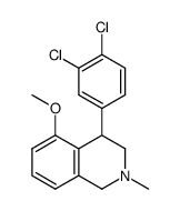 4-(3,4-dichlorophenyl)-5-methoxy-2-methyl-1,2,3,4-tetrahydroisoquinoline