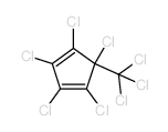 1,2,3,4,5-pentachloro-5-(trichloromethyl)cyclopenta-1,3-diene