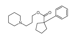 3-piperidin-1-ylpropyl 1-phenylcyclopentane-1-carboxylate