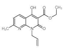 1-烯丙基-4-羟基-7-甲基-2-氧代-1,2-二氢-1,8-萘啶-3-羧酸乙酯