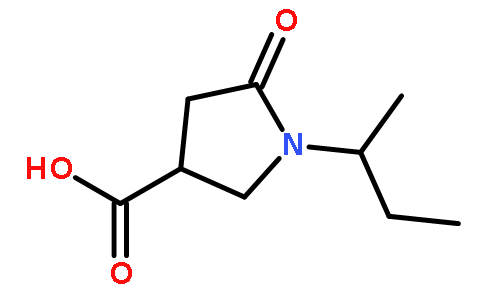 1-仲丁基-5-氧代吡咯烷-3-甲酸