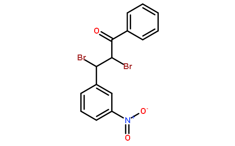 2,3-dibromo-3-(3-nitrophenyl)-1-phenylpropan-1-one