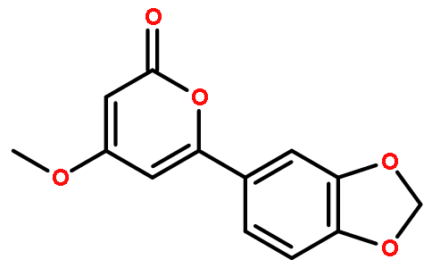 6-(1,3-benzodioxol-5-yl)-4-methoxypyran-2-one