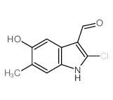 2-chloro-5-hydroxy-6-methyl-1H-indole-3-carbaldehyde