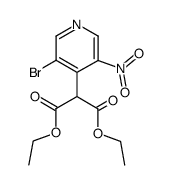 (3-bromo-5-nitro-pyridin-4-yl)-malonic acid diethyl ester