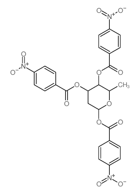[2-methyl-3,6-bis[(4-nitrobenzoyl)oxy]oxan-4-yl] 4-nitrobenzoate