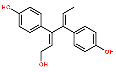 4-[(2Z,4Z)-6-hydroxy-4-(4-hydroxyphenyl)hexa-2,4-dien-3-yl]phenol