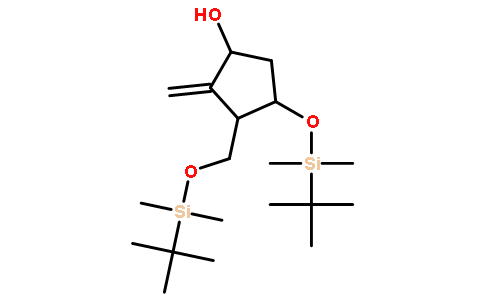 环戊醇,4-[[(1,1-二甲基乙基)二甲基硅基]氧]-3-[[[(1,1-二甲基乙基)二甲基硅基]氧]甲基l]-2-甲烯基-,(1R,3R,4S)-