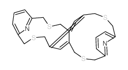 2,6,10,14-tetrathia-8(1,4,2,5)-benzena-4,12(2,6)-dipyridina-spiro[7.7]pentadecaphane
