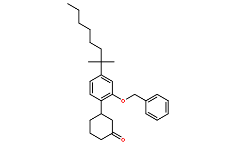3-[4-(1,1-二甲基庚基)-2-(苯基甲氧基)苯基]环己酮