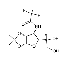 1,2-O-isopropylidene-3-deoxy-3-trifluoroacetamido-α-D-allofuranose