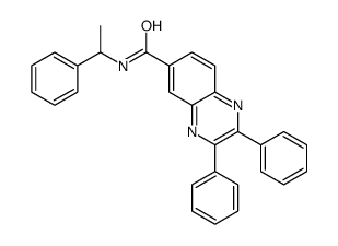 2,3-diphenyl-N-(1-phenylethyl)quinoxaline-6-carboxamide