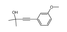 4-(3-Methoxyphenyl)-2-methyl-3-butyn-2-ol