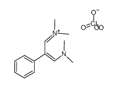 (3-dimethylamino-2-phenylprop-2-enylidene)dimethylammonium perchlorate