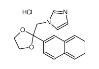 1-[(2-naphthalen-2-yl-1,3-dioxolan-2-yl)methyl]imidazole,hydrochloride