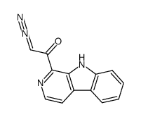 2-diazo-1-(9H-pyrido[3,4-b]indol-1-yl)ethanone