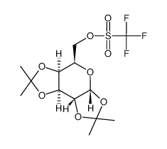 1,2:3,4-di-O-isopropylidene-6-trifluoromethanesulfonyloxy-6-deoxy-α-D-galactopyranose