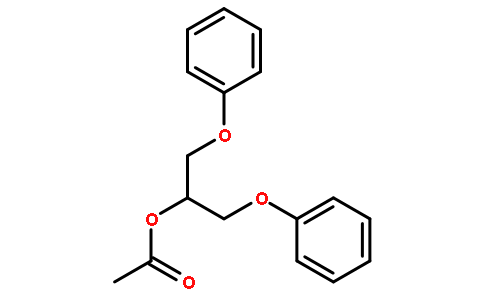 1,3-diphenoxypropan-2-yl acetate